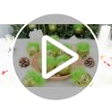 12Pcs Christmas Tree Ornaments Bulk - 3.15 Inch Lime Green Balls with Festive Designs