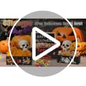 Halloween Wooden Candy Bowl Set - 3 Decorative Trick or Treat Snack Holders