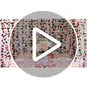 Orange Artificial Flower Garland 9 Pack - 72 FT Silk Rose Vines for Wedding Decor