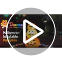 6FT Stacked Pumpkin Inflatable Halloween Decoration with Built-in LED Lights - Outdoor Indoor Yard Decor
