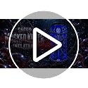 7.6FT Halloween Inflatable Outdoor Decoration with Blue LED Lights - Caged Masked Killer Yard Decor - Variation: Blue