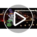 5FT Halloween Inflatable Cat with Witch Cauldron Yard Decor with LED Lights