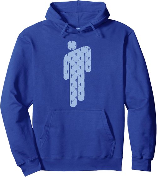 Billie Eilish | Official Blue Blohsh Pullover Hoodie - Stylish & Comfortable Fit