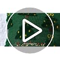 Green+ White 20x20 Inch Christmas Pillow Covers Set - Double-Sided 3D Embroidered Holiday Decor