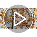 Artificial Eucalyptus Tree 4ft Fall Tree for Indoor Outdoor Porch Entryway - Orange Potted Fake Plants