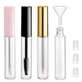 3-Pack Refillable Cosmetic Tubes with Wand - 10ml Travel Lip Gloss & Mascara Containers