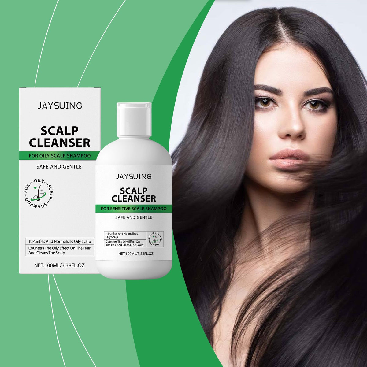 Nourishing Moisturizing Shampoo for Frizz Control & Oil Balance - Suitable for Dry & Oily Hair