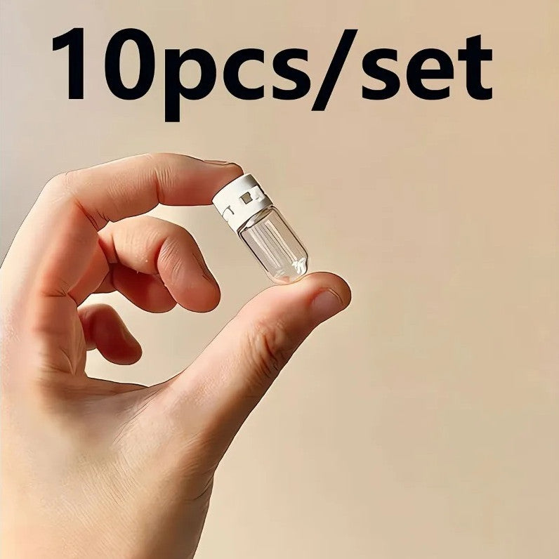 10 Pack Clear Travel Bottles Leakproof Flip Top Lotion Containers
