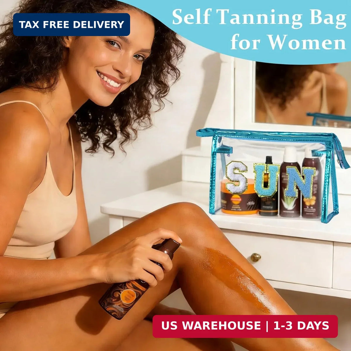 Clear Sunscreen Bag Waterproof Makeup Toiletry Pouch for Beach & Travel