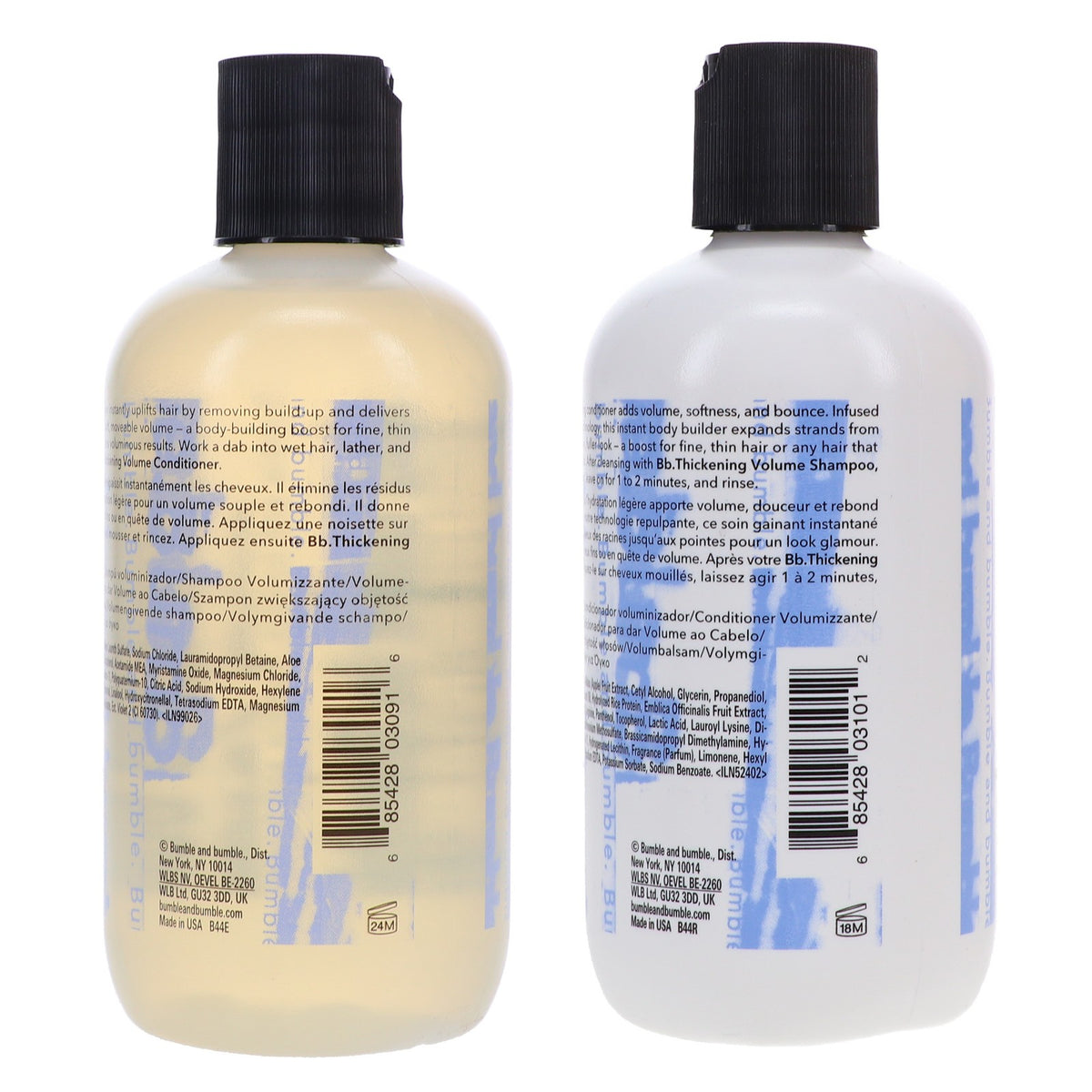 Volume Shampoo & Conditioner Set for Fine Hair - Thicken & Boost