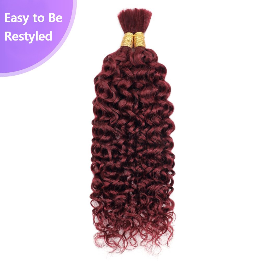 Deep Wave Human Hair Bundles 50g No Weft Brazilian Virgin Hair - Unbranded