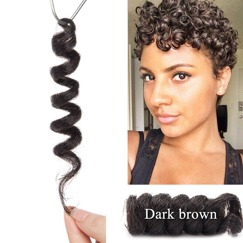 Natural Short Jamaican Bounce Crochet Hair Extensions Spring Braid