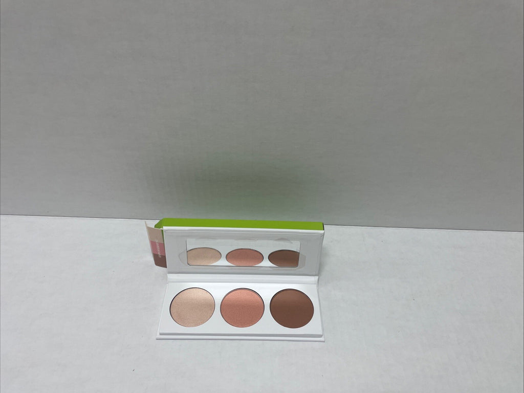 Face Powder Makeup Palette - Powder Face Trio for a Natural Finish