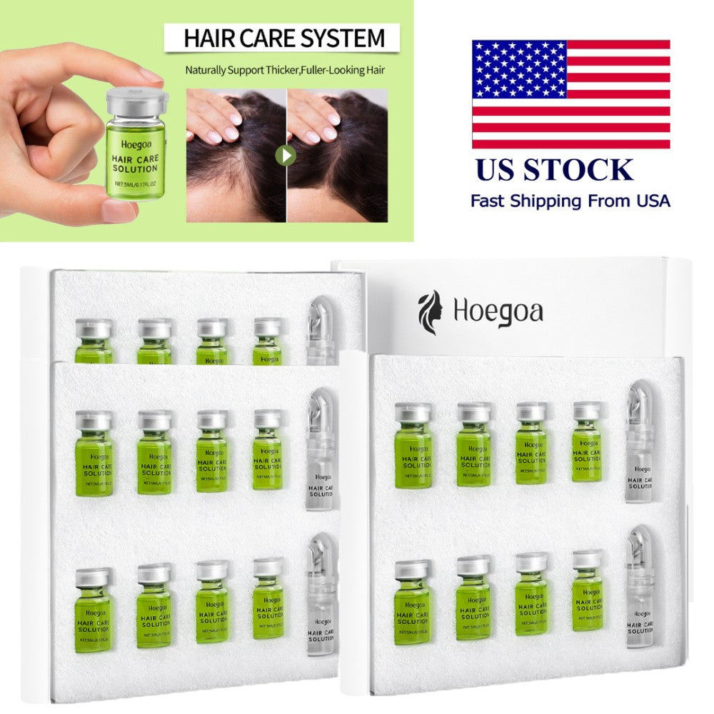 Hair Regrowth System with Ginseng & Rosemary Oil - Thickening Hair Treatment for Men & Women - Multiple Sizes
