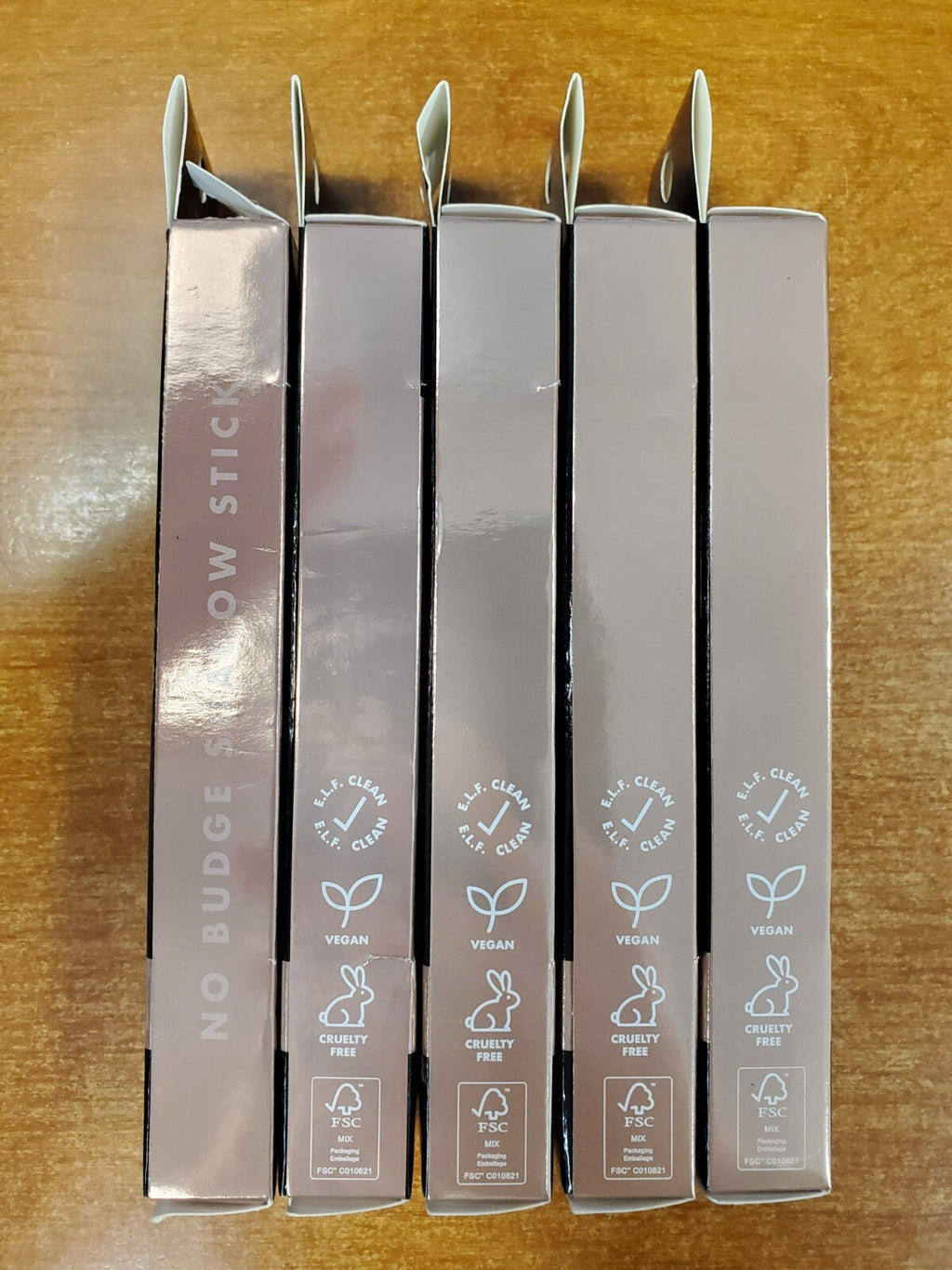 e.l.f. Metallic Eyeshadow Stick 5-Pack Champagne Crystal Long-Wear Makeup