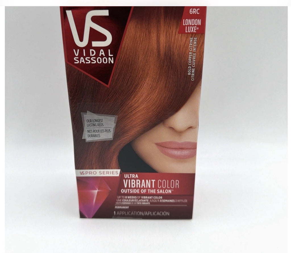 Vidal Sassoon Pro Series 6RC Bold Copper Citrine Hair Dye Set - 3 Pack