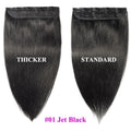 Real Human Hair Clip-In Extensions 8-24 Inch Body Wave Thick Full Head