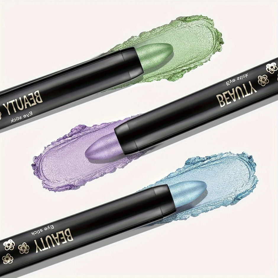 Pearlescent Glitter Eyeliner Set Waterproof Long-Lasting Makeup