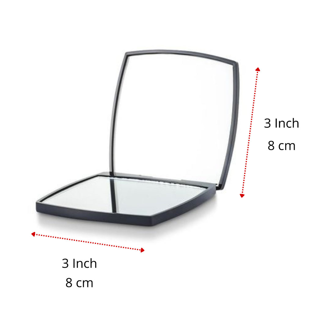 Compact Double Facette Mirror - Travel Ready, Slim & Elegant