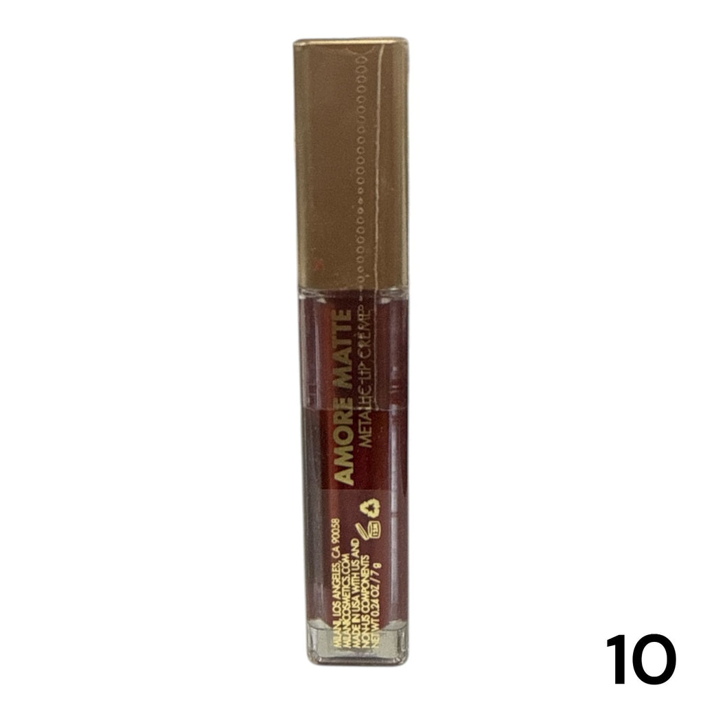 Milani Amore Matte Metallic Lip Creme - You Pick Shade (0.24oz / 7g) Lip Color