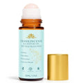 Organic Castor Oil with Rose Quartz Roller for Skin & Hair Care