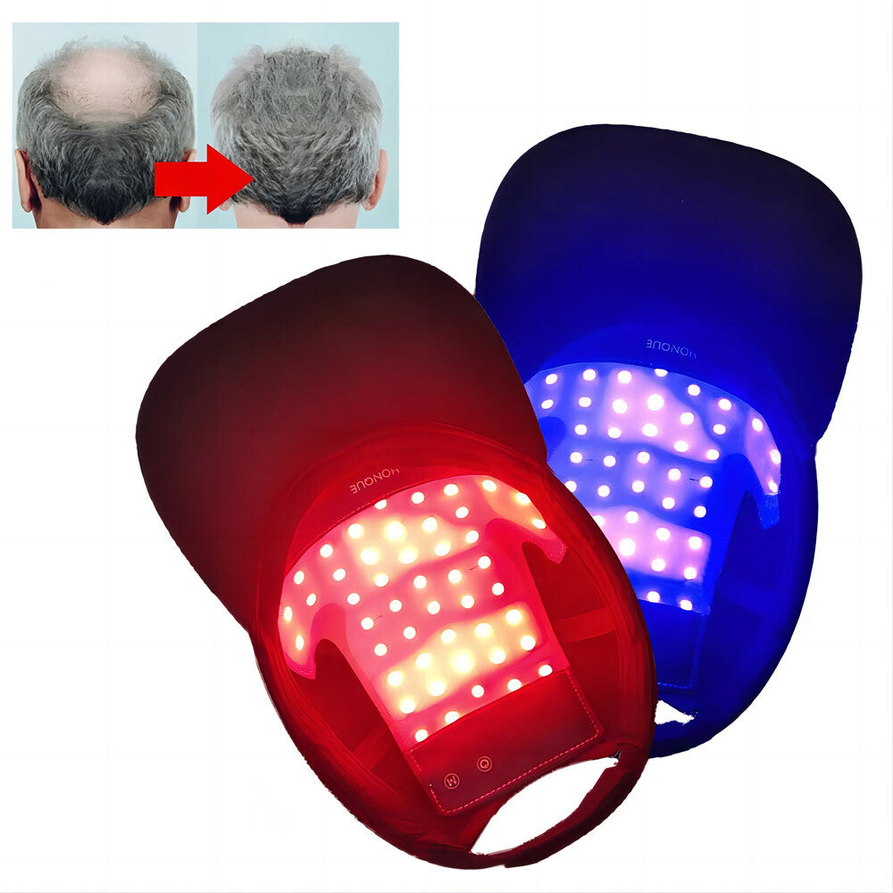 Red Light Therapy Hat for Hair Growth 650nm & 850nm Hair Loss Treatment Cap
