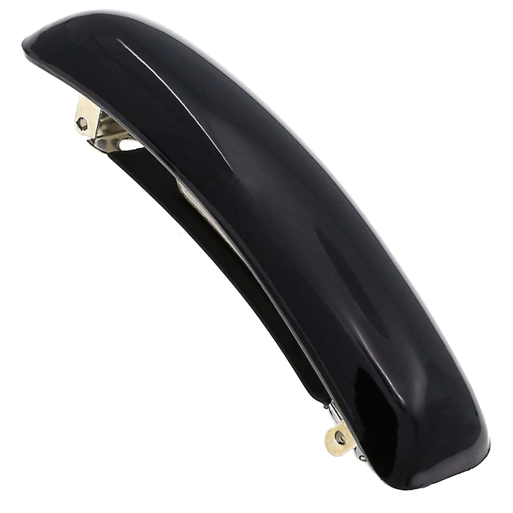 French Contoured No-Slip Hair Barrette Bevel - Elegant Hair Accessory