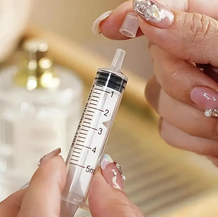 10pcs 5ml Plastic Perfume Syringe Dispenser Set for Refilling and Transfer