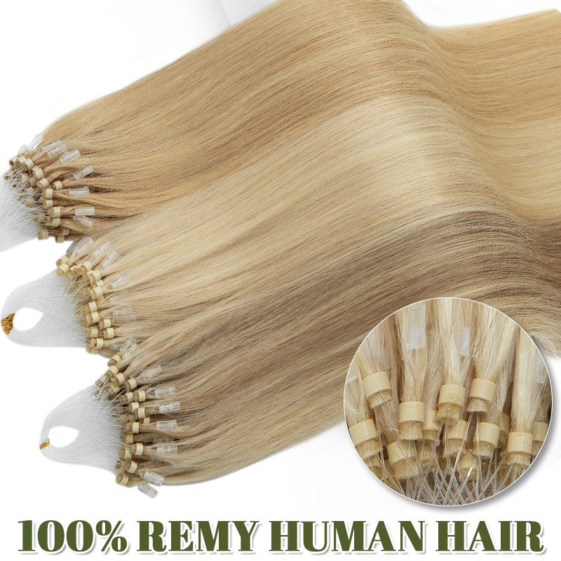 Remy Human Hair Extensions Micro Loop Beads Thick 1G/S Multiple Variants