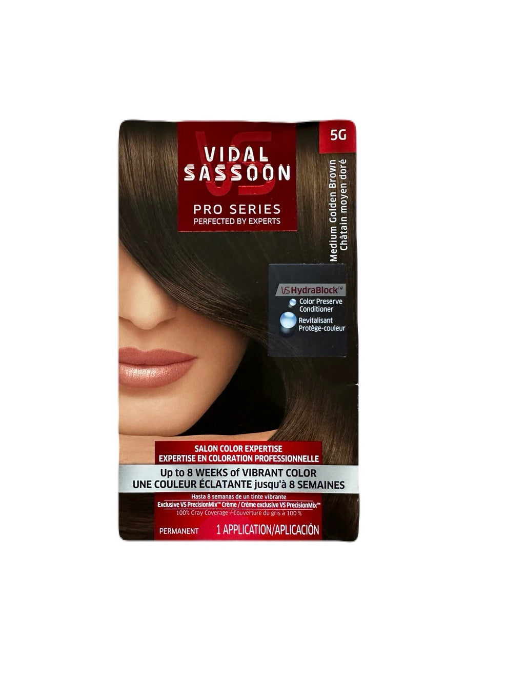 Vidal Sassoon Pro Series Hair Color 5G Medium Golden Brown - Discontinued