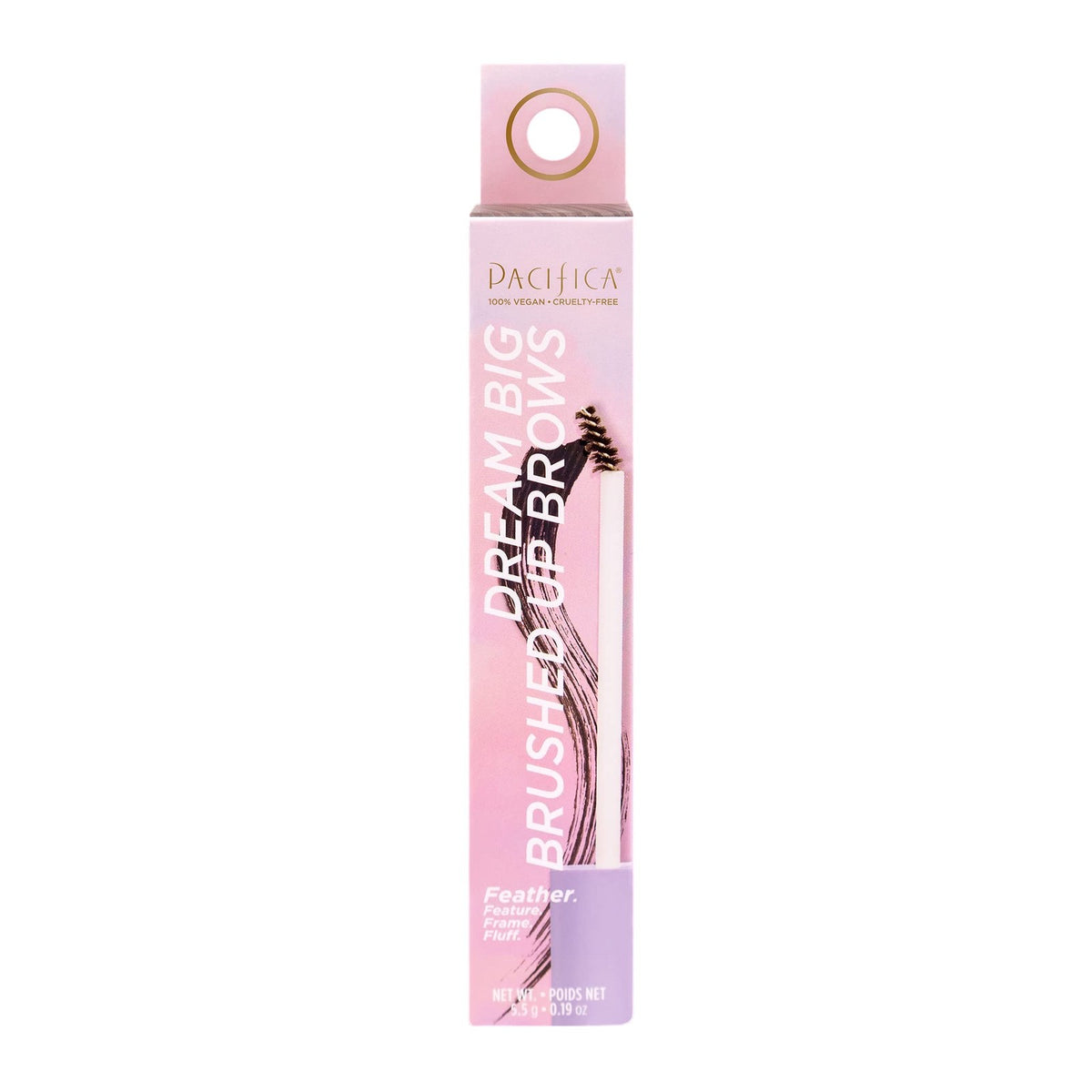 Brushed Up Brow Gel with Micro-Spoolie - Vegan, Cruelty-Free, 0.3oz