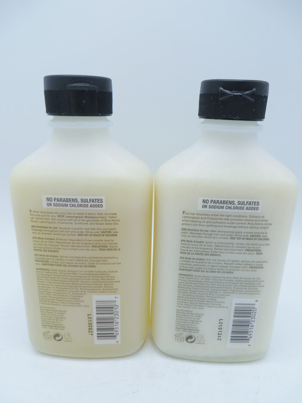 Lemongrass Volume Shampoo & Conditioner Set for Fine Hair - 8.45 oz