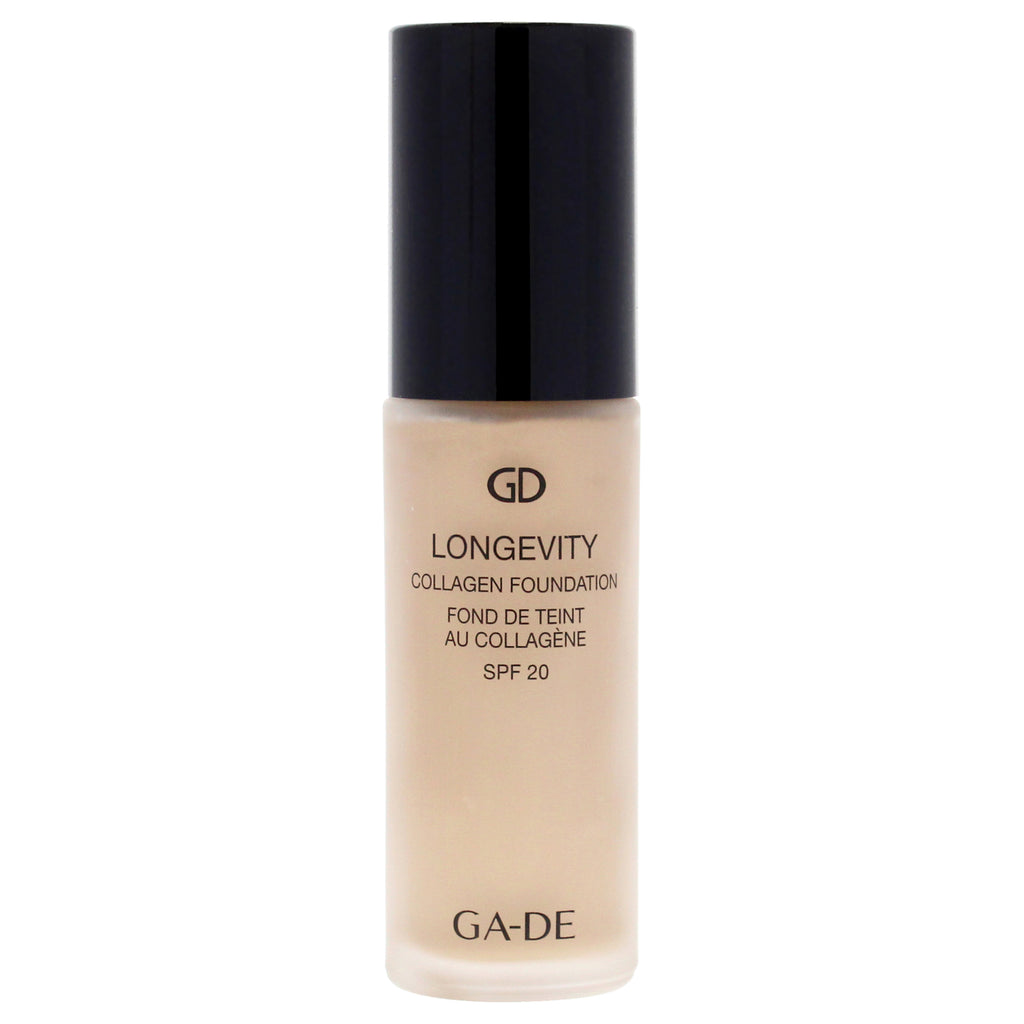 Longevity Collagen Foundation SPF 20 - Soft Beige 501, 1 oz by GA-DE