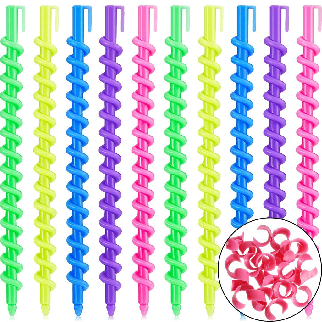 Spiral Hair Perm Rods Set – 100 Durable Plastic Curling Rods for Salon & Home Use