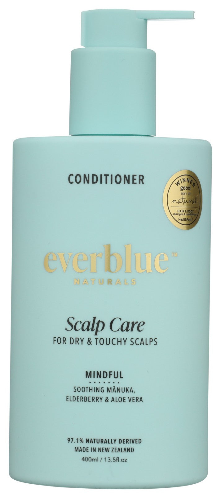 Everblue Naturals Scalp Care Conditioner 400ml Two Pack for Dry & Sensitive Scalps