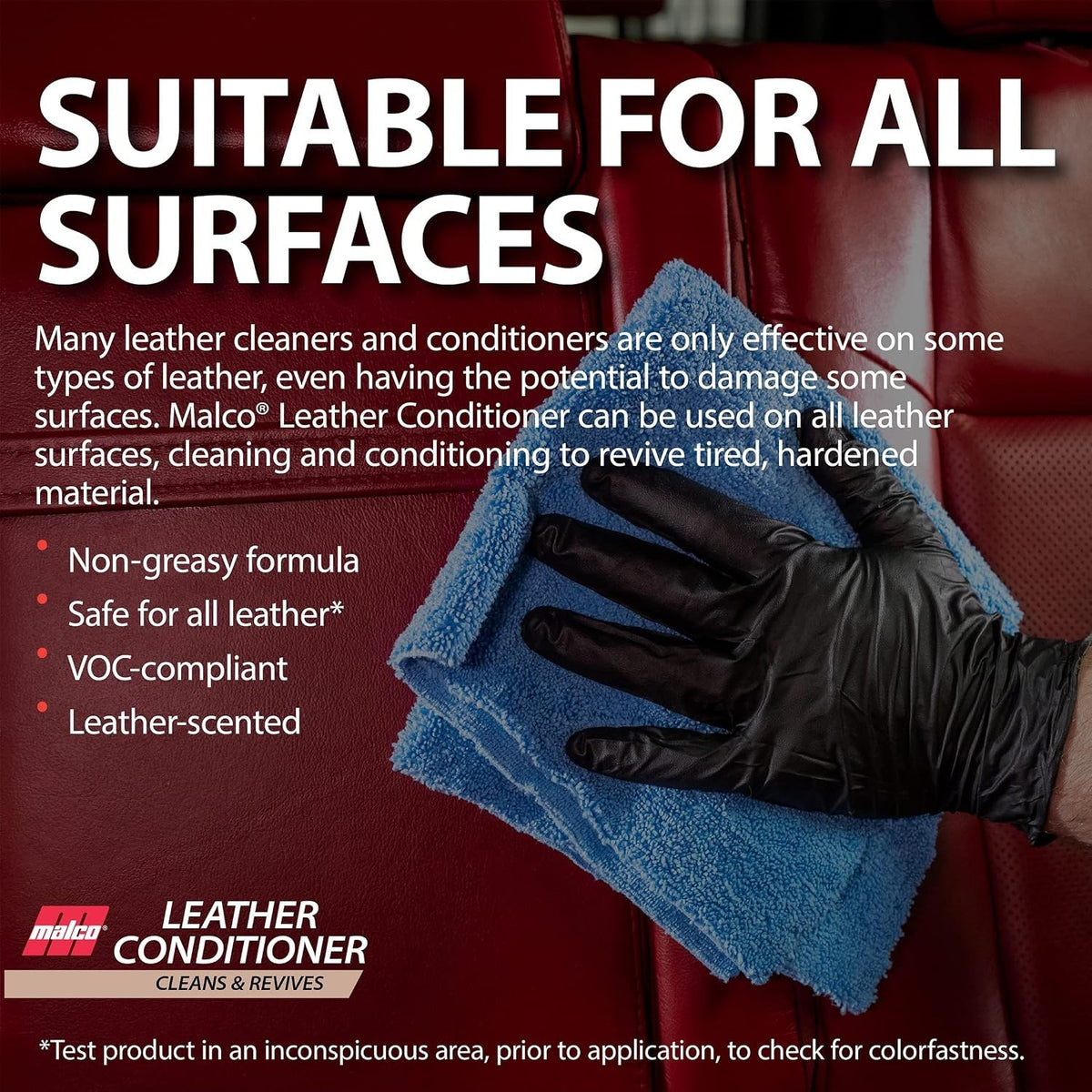 Leather Conditioner for Automotive Interiors 32 Oz UV Protection - Restores & Protects