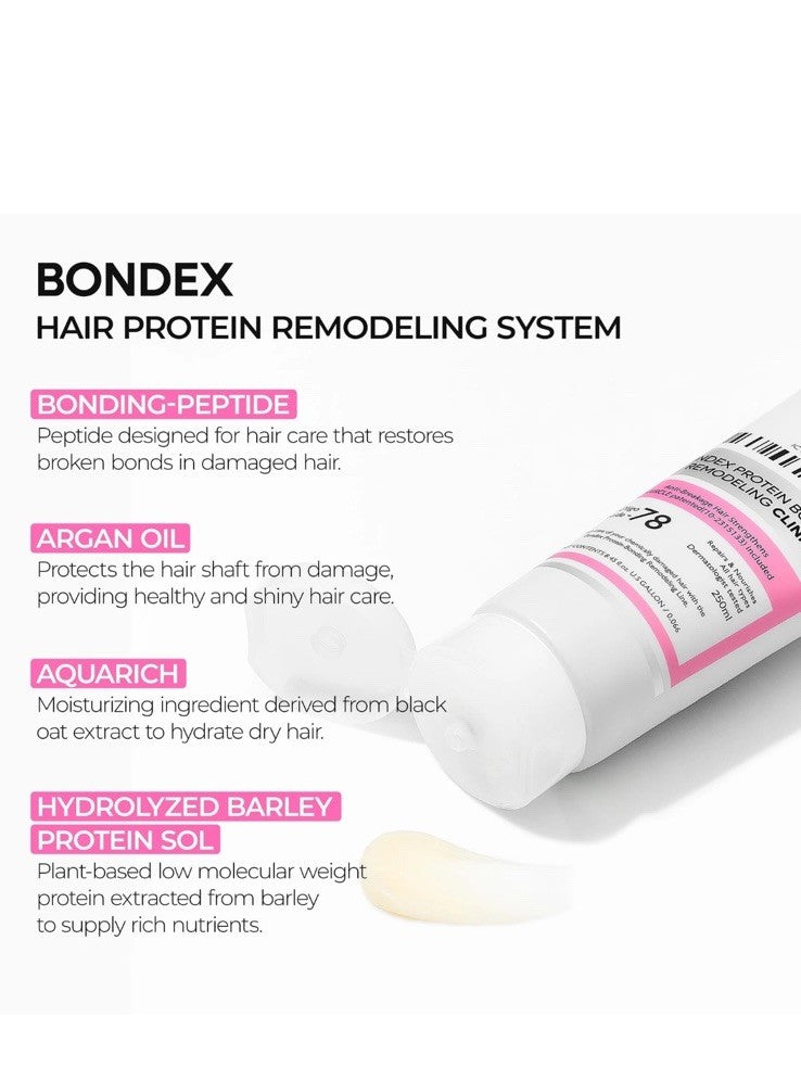 Hair Bonding Treatment for Damage Repair - Protein Remodeling Clinic 8.45 Fl Oz