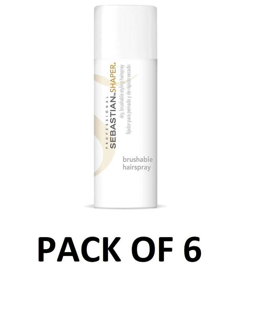 Sebastian Shaper Flexible & Humidity-Resistant Medium Hold Hairspray 1.5 oz - Pack of 6