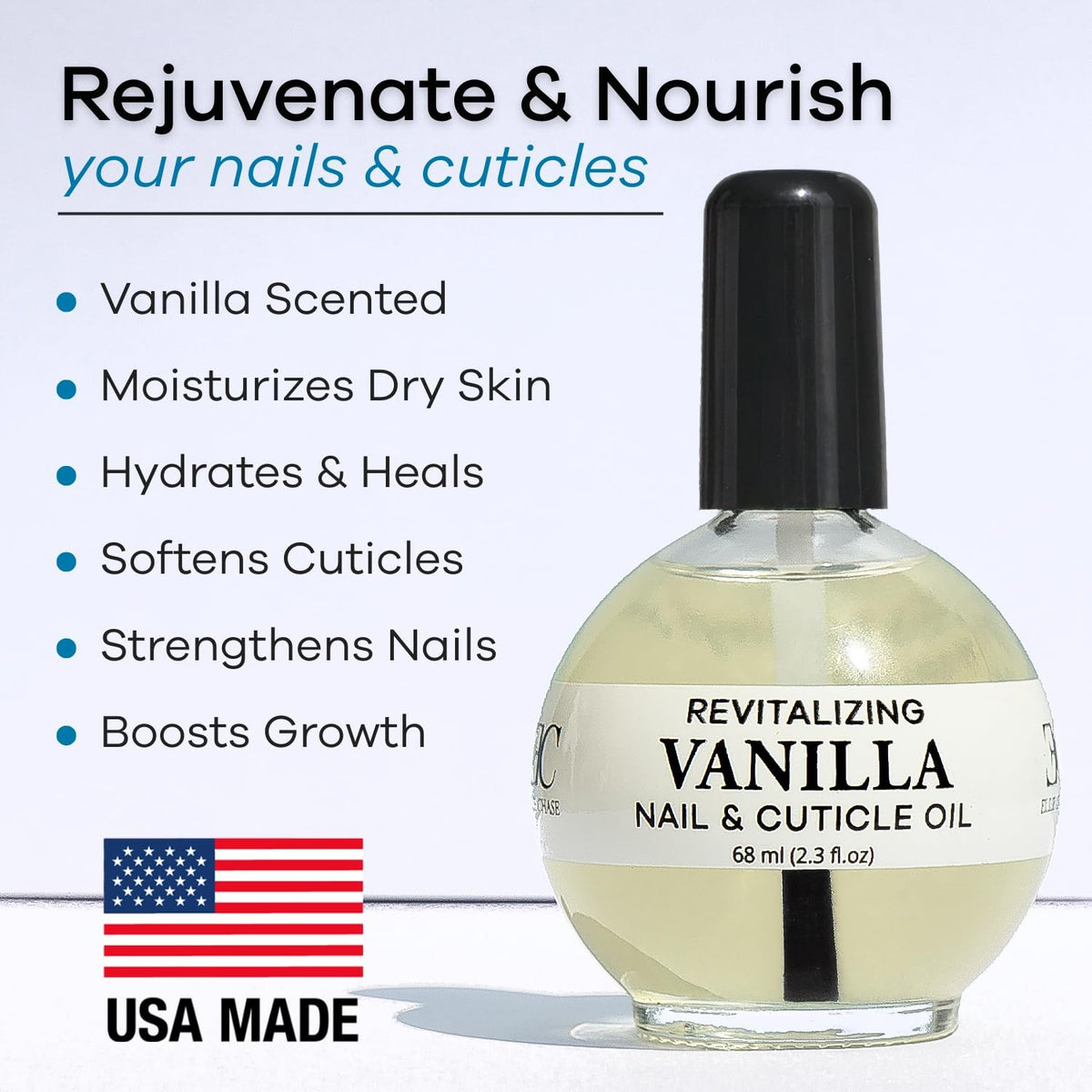 Moisturizing Cuticle Oil with Natural Oils & Vitamin E - 2.3 Fl Oz