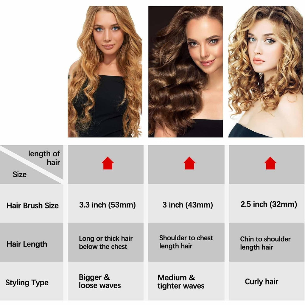 Nano Ceramic Round Hair Brush for Thick Hair 1.25 Inch Barrel - Salon Quality Styling Tool
