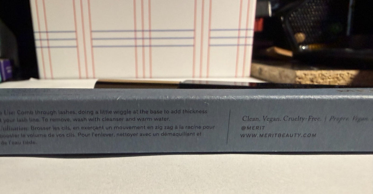 Merit Clean Lash Lengthening Mascara - Perfect Black 0.25 oz