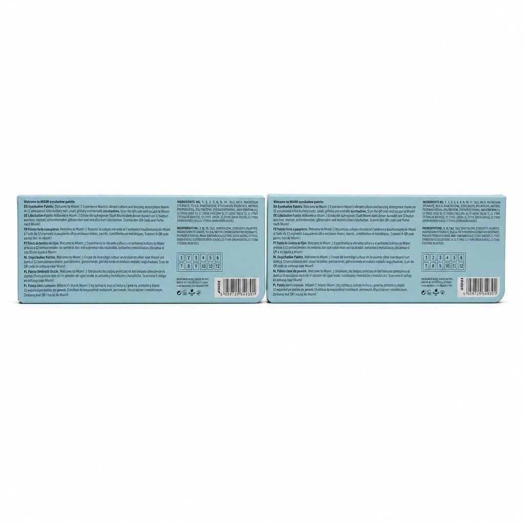 12-Shade Eyeshadow Palette with Matte and Metallic Finishes - Vegan & Cruelty-Free