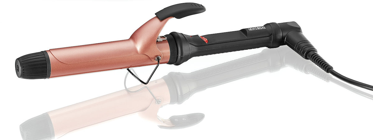 1.5-Inch Curling Iron with Extra Long Tourmaline Ceramic Barrel - Adjustable Heat