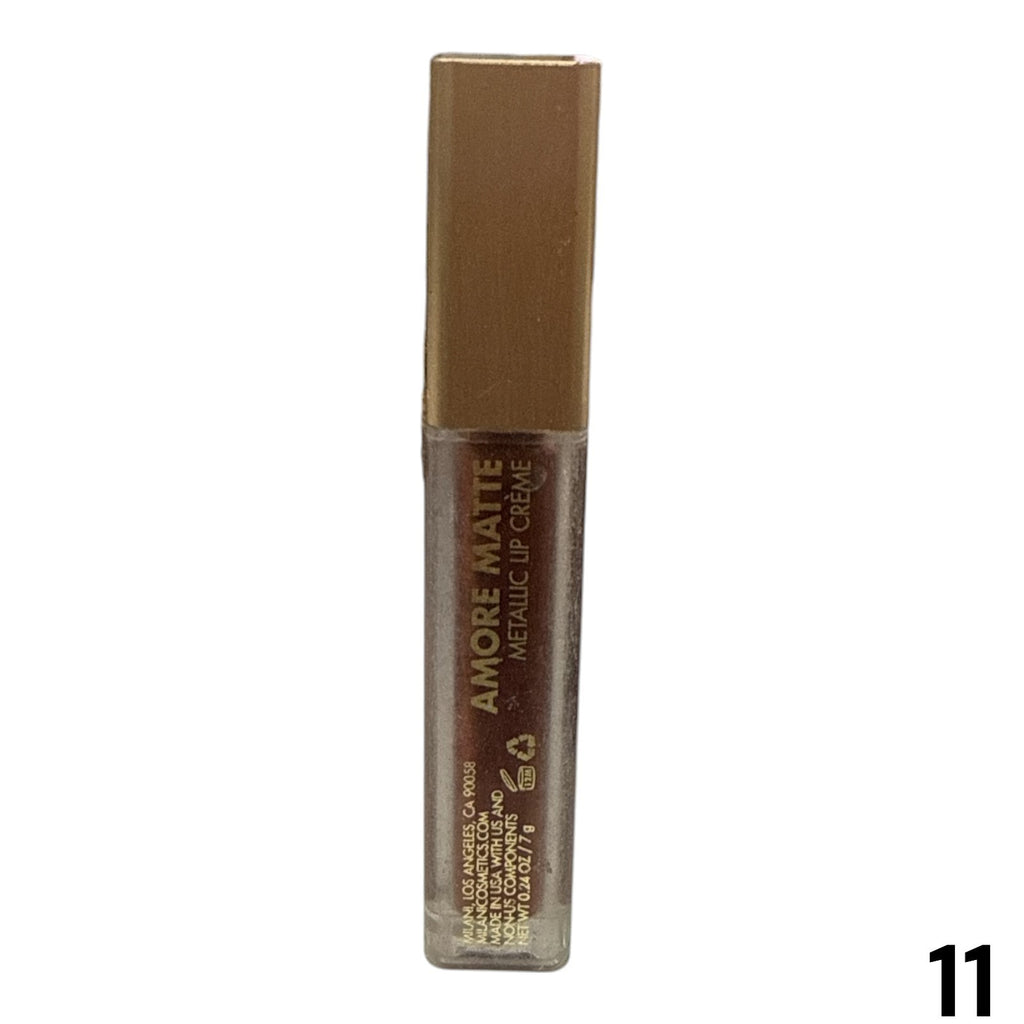 Milani Amore Matte Metallic Lip Creme - You Pick Shade (0.24oz / 7g) Lip Color