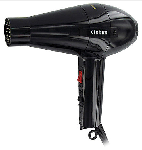 Elchim 2001 Professional Salon Hair Dryer Black - High Pressure, 1875W