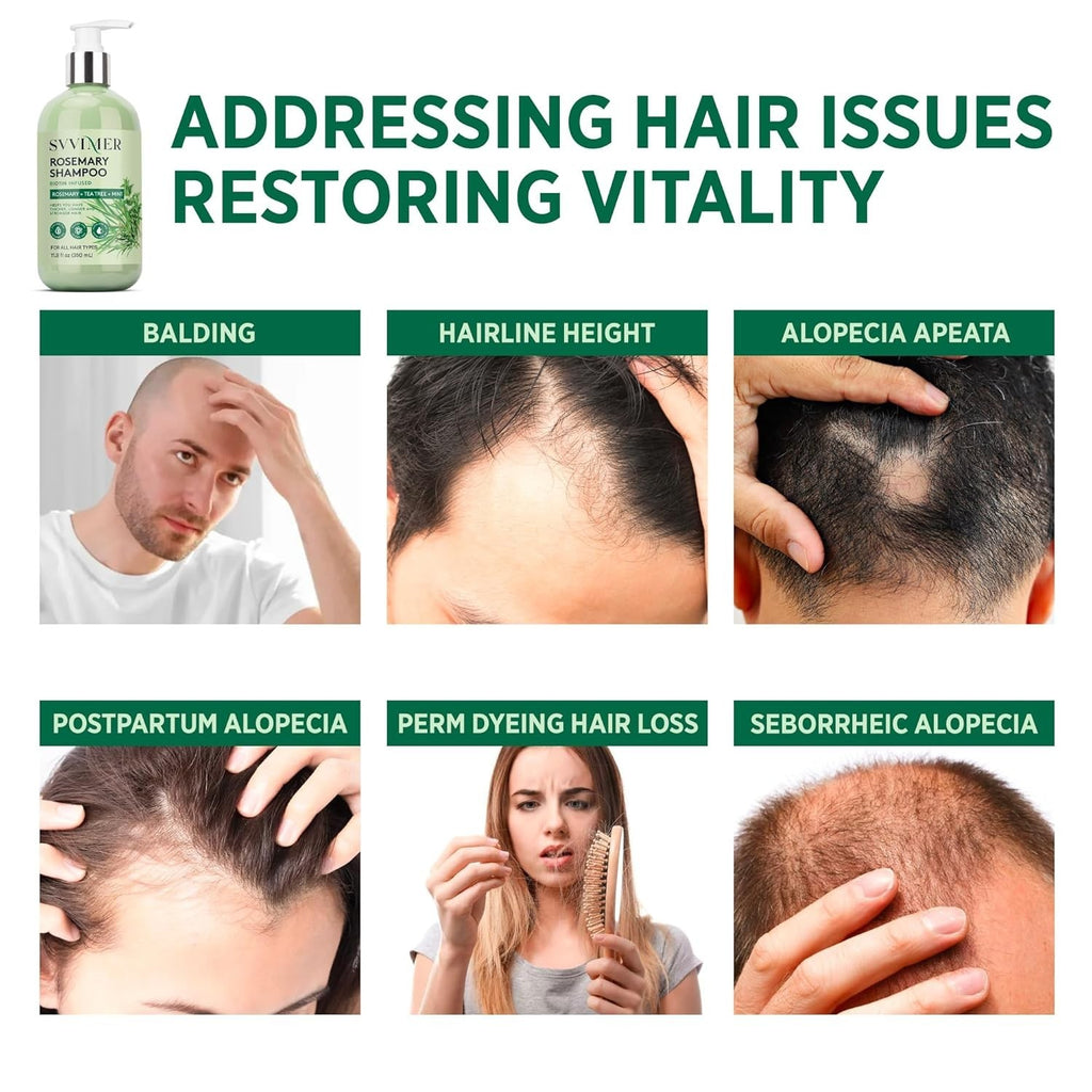 Hair Growth Shampoo with Biotin and Collagen for Thicker, Healthier Hair