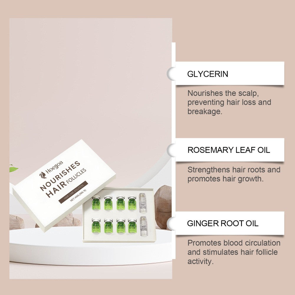 Microneedle Hair Roller Serum for Scalp Nourishment & Thickening - 8-40 Pieces