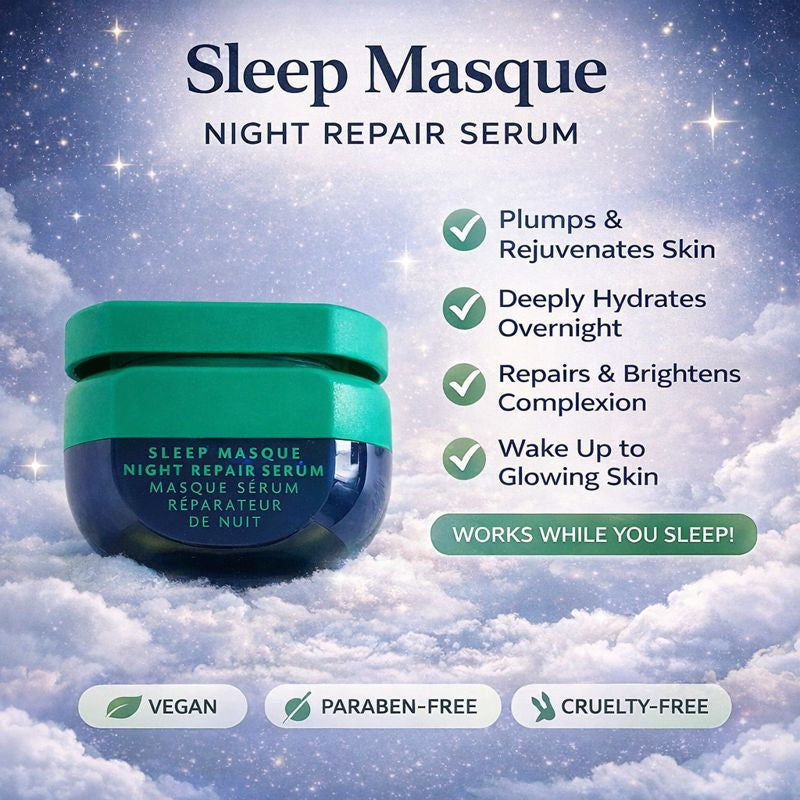 Luxury Hair Treatment Serum for Damaged Hair - 2 oz Night Repair Mask