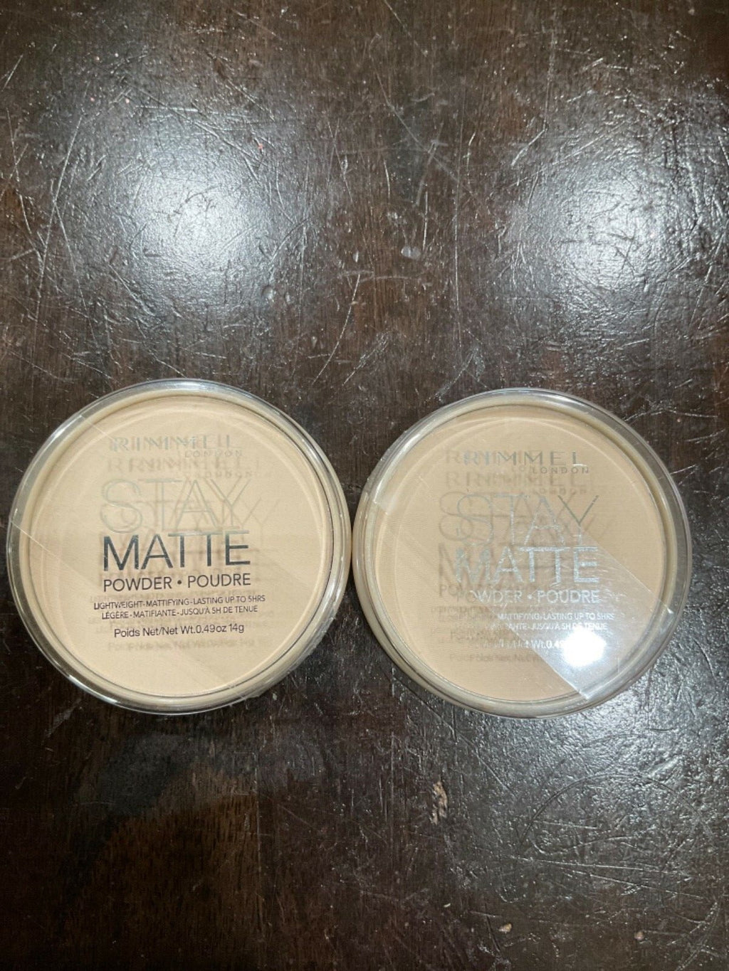 Rimmel Stay Matte Long Lasting Pressed Powder 001 Transparent 2 Pack