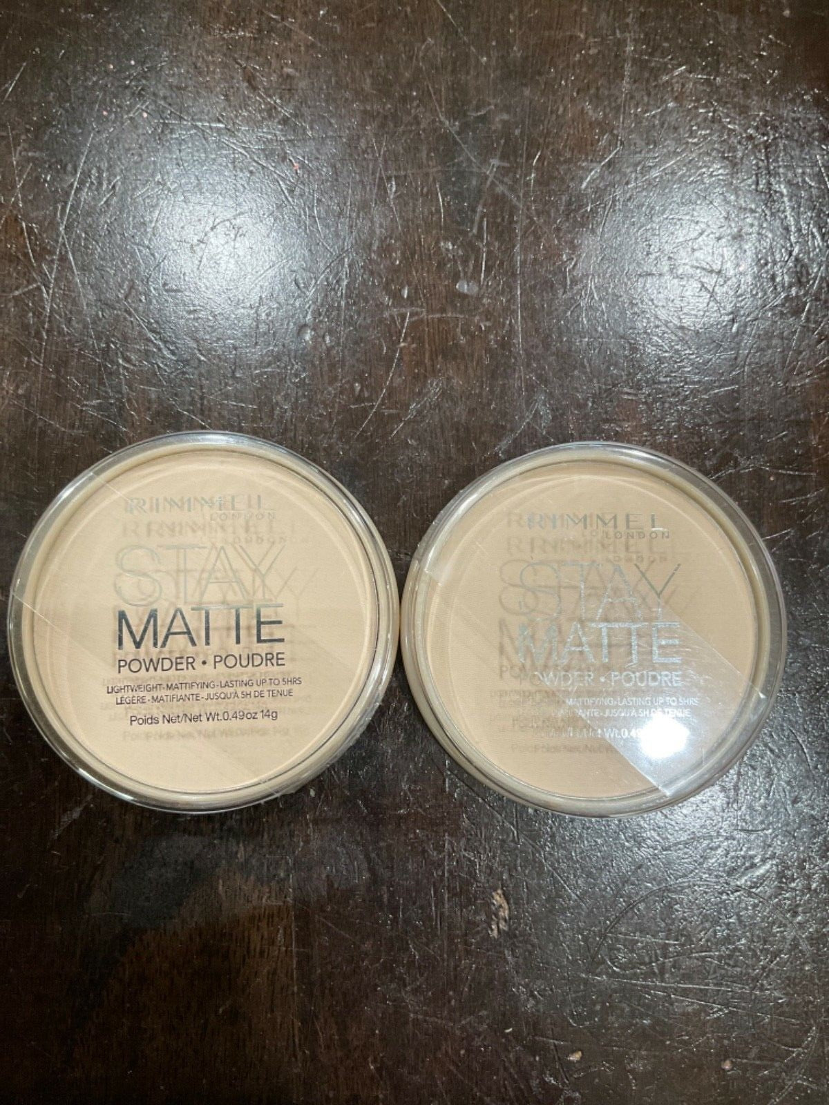 Rimmel Stay Matte Long Lasting Pressed Powder 001 Transparent 2 Pack